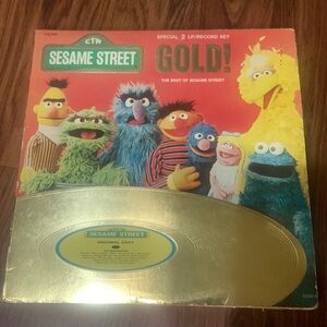 Collector’s rare Sesame Street Gold double LP